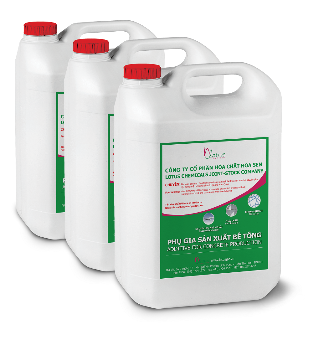 Lotus _ 379P Phụ gia siêu dẻo, giảm nước mức cao cho bê tông