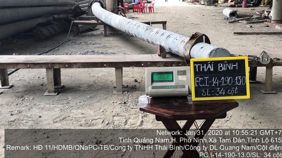 Ứng dụng của phụ gia Lotus_339P trong sản xuất trụ điện  Mac 500